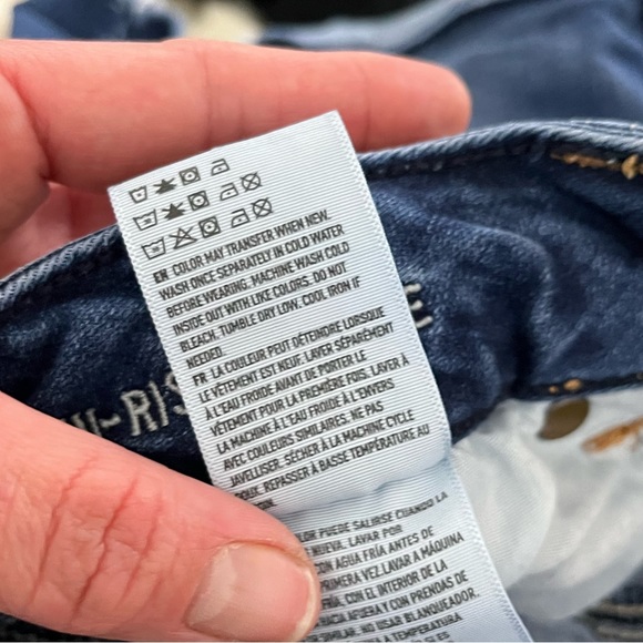 American Eagle Outfitters Hi-Rise Shortie Shorts Super Super Stretch 6 - Picture 9 of 10